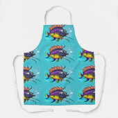 Regenbogenfisch Schürze (Vorderseite)