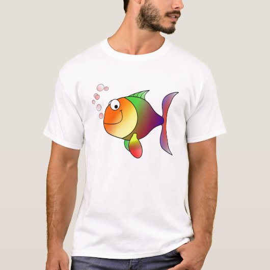 Regenbogenfisch T-Shirt (Vorderseite)