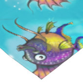Regenbogenfisch Tischdecke (Schrägansicht)