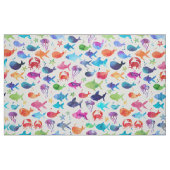 Regenbogenfisch unter dem Meer Stoff (Fat Quarter (45,7 x 55,9 cm))