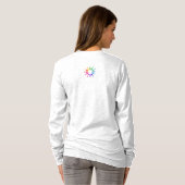Regenbogenfische im Ozean niedliche bunte Muster T-Shirt (Schwarz voll)