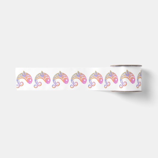 Regenbogenfische Satinband (Vorderseite)
