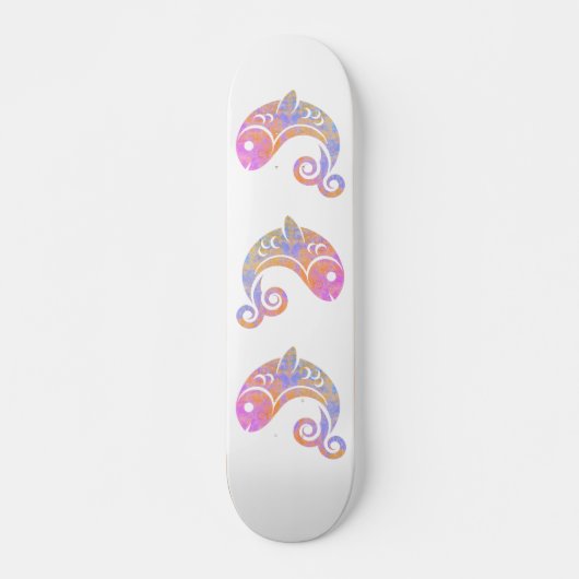 Regenbogenfische Skateboard (Vorne)