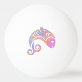 Regenbogenfische Tischtennisball (Rückseite)