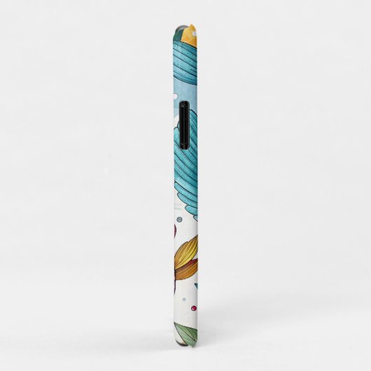 Regenbogenfische unter Wasser Case-Mate iPhone Hülle (Hinten/Rechts)