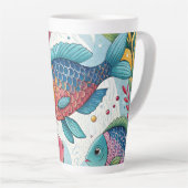 Regenbogenfische unter Wasser Milchtasse (Rechte Ecke)