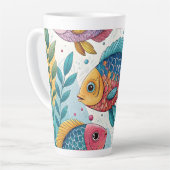 Regenbogenfische unter Wasser Milchtasse (Linke Ecke)