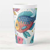Regenbogenfische unter Wasser Milchtasse (Vorderseite)