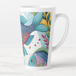 Regenbogenfische unter Wasser Milchtasse