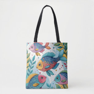 Regenbogenfische unter Wasser Tasche
