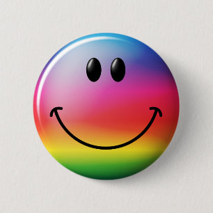 Regenbogenfläche Button