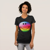 Regenbogenfläche T-Shirt (Vorne ganz)