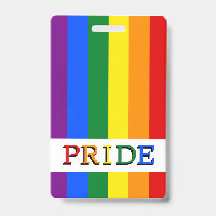 Regenbogenflagge-Abzeichen & LGBT, Pride Ausweis