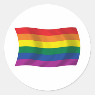 Regenbogenflagge Aufkleber
