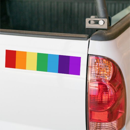 Regenbogenflagge Autoaufkleber (Auf Lkw)