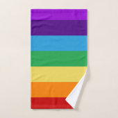 Regenbogenflagge Badhandtuch Set (Handtuch)