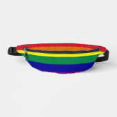 Regenbogenflagge Bauchtasche (Vorderseite)