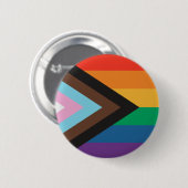 Regenbogenflagge Button (Vorne & Hinten)
