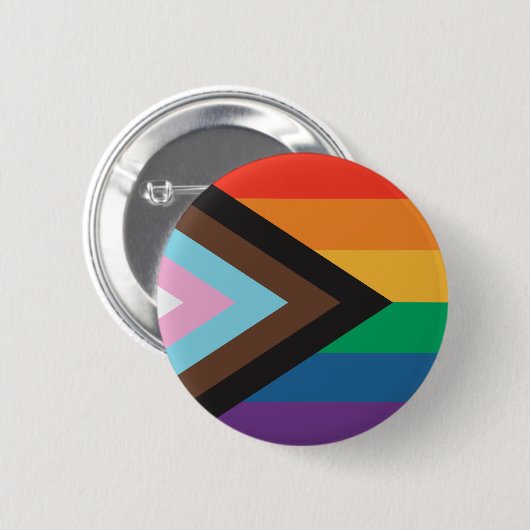 Regenbogenflagge Button (Vorne & Hinten)