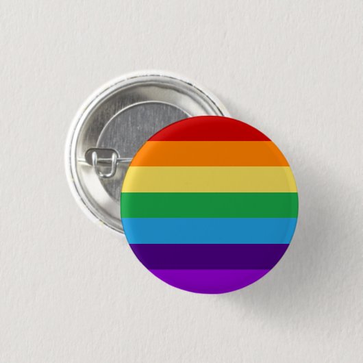 Regenbogenflagge Button (Vorne & Hinten)