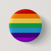 Regenbogenflagge Button (Vorderseite)