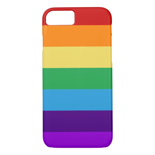 Regenbogenflagge Case-Mate iPhone Hülle (Rückseite)