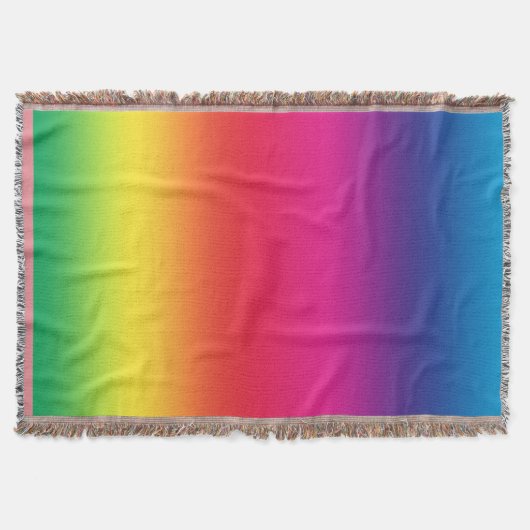 Regenbogenflagge Decke (Vorderseite)