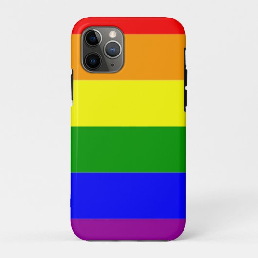 Regenbogenflagge der Schwulenbewegung Case-Mate iPhone Hülle (Rückseite)