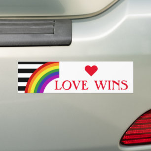 Regenbogenflagge der Verbündeten Autoaufkleber