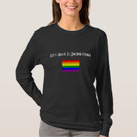 Regenbogenflagge, die Anmut des Gottes ist
