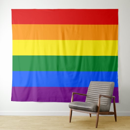 Regenbogenflagge Extra Large LGBT Wandteppich (Beispiel (Horizontal))