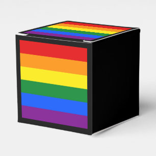 REGENBOGENFLAGGE FARBEN STREIFEN + deine Ideen Geschenkschachtel