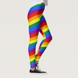 Regenbogenflagge Farben Streifen + Ihre Ideen Leggings