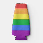 Regenbogenflagge Flaschenkühler (Vorderseite)