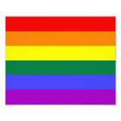 Regenbogenflagge Fotodruck (Vorne)