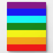 Regenbogenflagge Fotoplatte (Vorderseite)