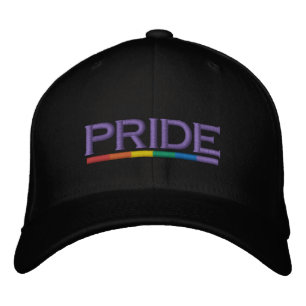 Regenbogenflagge Gay Pride Cool und Modern Bestickte Baseballkappe