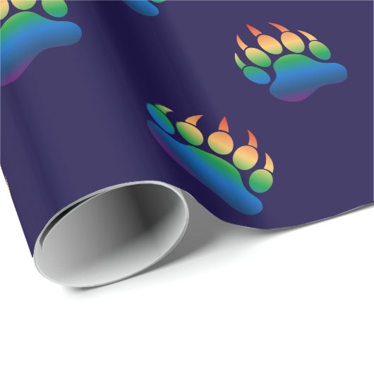 Regenbogenflagge Geschenkpapier (Rolleneckpunkt)