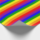Regenbogenflagge Geschenkpapier (Ecke)