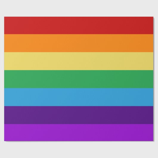 Regenbogenflagge Geschenkpapier (Flach)