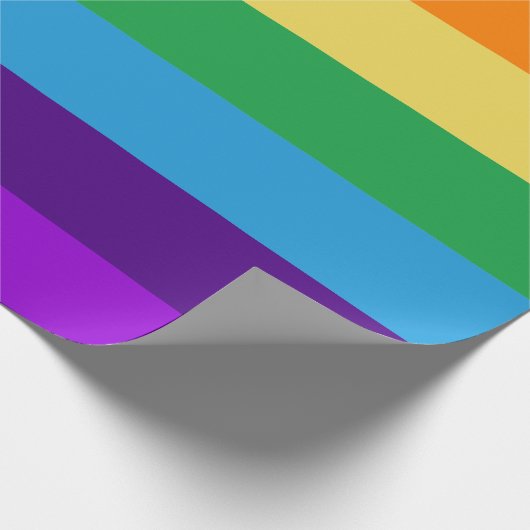 Regenbogenflagge Geschenkpapier (Ecke)