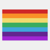 Regenbogenflagge Geschenkpapier Set (Vorderseite 3)