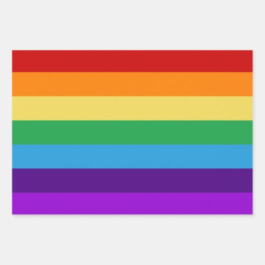 Regenbogenflagge Geschenkpapier Set (Vorderseite 2)
