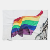 Regenbogenflagge Geschirrtuch (Horizontal)