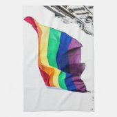 Regenbogenflagge Geschirrtuch (Vertikal)