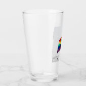 Regenbogenflagge Glas (Rechts)