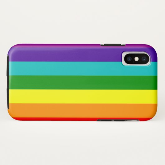 Regenbogenflagge iPhone / iPad Gehäuse Case-Mate iPhone Hülle (Rückseite (Horizontal))