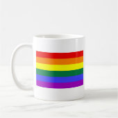 Regenbogenflagge Kaffeetasse (Links)