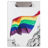 Regenbogenflagge Klemmbrett (Vorderseite)