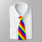 Regenbogenflagge Krawatte (Gebunden)